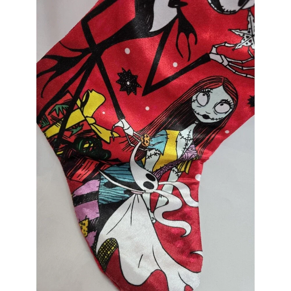 Disney Nightmare Before Christmas Jack Sally Zero Christmas Stocking NWT Decor